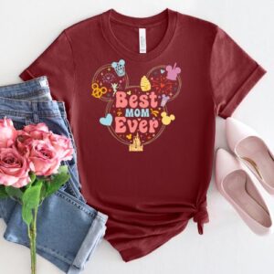 T-shirt Best Mom Disney