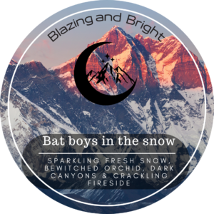 kleine kaars Bat Boys in the snow